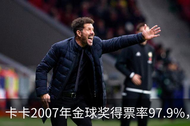 卡卡2007年金球奖得票率97.9%，为何纪录至今无人破？